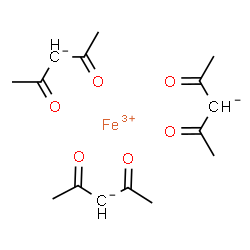 ChemSpider 2D Image | Ferric acetylacetonate | C15H21FeO6