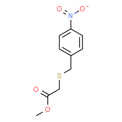 ChemSpider 2D Image | Methyl [(4-nitrobenzyl)sulfanyl]acetate | C10H11NO4S