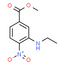 ChemSpider 2D Image | Methyl 3-(ethylamino)-4-nitrobenzoate | C10H12N2O4
