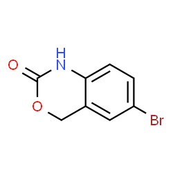 ChemSpider 2D Image | 6-Bromo-1,4-dihydro-2H-3,1-benzoxazin-2-one | C8H6BrNO2