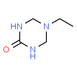 ChemSpider 2D Image | 5-Ethyl-1,3,5-triazinan-2-one | C5H11N3O