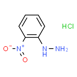 ChemSpider 2D Image | 2-Nitrophenylhydrazine hydrochloride | C6H8ClN3O2