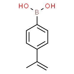 ChemSpider 2D Image | (4-Isopropenylphenyl)boronic acid | C9H11BO2