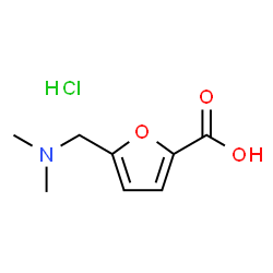 ChemSpider 2D Image | 5-[(Dimethylamino)methyl]-2-furoic acid hydrochloride (1:1) | C8H12ClNO3