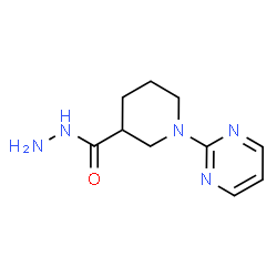 ChemSpider 2D Image | 1-(2-Pyrimidinyl)-3-piperidinecarbohydrazide | C10H15N5O