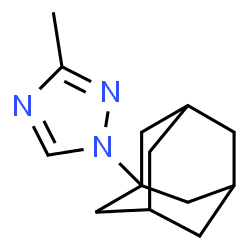 ChemSpider 2D Image | 1-Adamantan-1-yl-3-methyl-1H-[1,2,4]triazole | C13H19N3