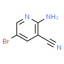 ChemSpider 2D Image | 2-AMINO-5-BROMO-NICOTINONITRILE | C6H4BrN3