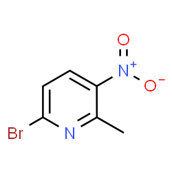 ChemSpider 2D Image | 6-Bromo-3-nitropicoline | C6H5BrN2O2