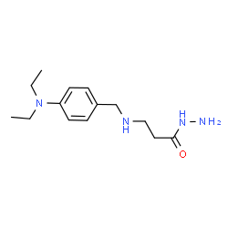 ChemSpider 2D Image | 3-{[4-(Diethylamino)benzyl]amino}propanehydrazide | C14H24N4O