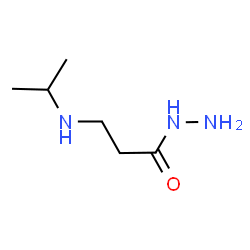 ChemSpider 2D Image | 3-(Isopropylamino)propanehydrazide | C6H15N3O