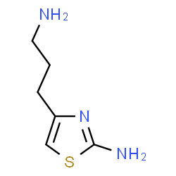 ChemSpider 2D Image | 2-Amino-4-thiazolepropanamine | C6H11N3S