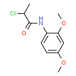 ChemSpider 2D Image | 2-Chloro-N-(2,4-dimethoxyphenyl)propanamide | C11H14ClNO3