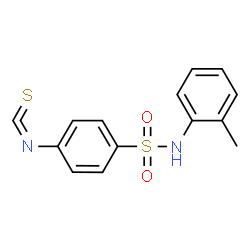 ChemSpider 2D Image | 4-Isothiocyanato-N-(2-methylphenyl)benzenesulfonamide | C14H12N2O2S2