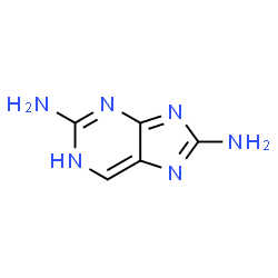 ChemSpider 2D Image | 1H-Purine-2,8-diamine | C5H6N6