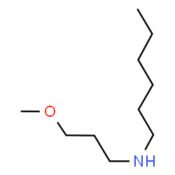 ChemSpider 2D Image | HEXYL(3-METHOXYPROPYL)AMINE | C10H23NO
