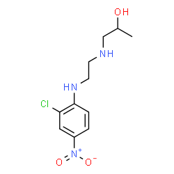 ChemSpider 2D Image | 1-[2-(2-Chloro-4-nitro-phenylamino)-ethylamino]-propan-2-ol | C11H16ClN3O3