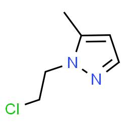 ChemSpider 2D Image | 1-(2-Chloroethyl)-5-methyl-1H-pyrazole | C6H9ClN2