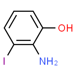 ChemSpider 2D Image | 2-Amino-3-iodophenol | C6H6INO