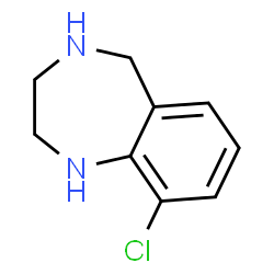 ChemSpider 2D Image | 9-Chloro-2,3,4,5-tetrahydro-1H-1,4-benzodiazepine | C9H11ClN2