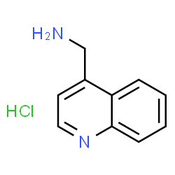 ChemSpider 2D Image | 4-Aminomethylquinoline hydrochloride | C10H11ClN2