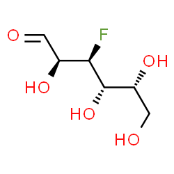 ChemSpider 2D Image | 3-fluoro-3-deoxygalactose | C6H11FO5