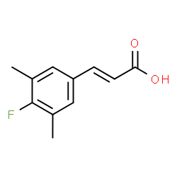ChemSpider 2D Image | (2E)-3-(4-Fluoro-3,5-dimethylphenyl)acrylic acid | C11H11FO2