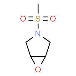 ChemSpider 2D Image | 3-methanesulfonyl-6-oxa-3-azabicyclo[3.1.0]hexane | C5H9NO3S