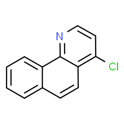 ChemSpider 2D Image | 4-Chlorobenzo[h]quinoline | C13H8ClN