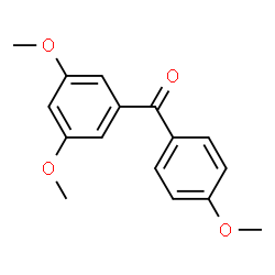 ChemSpider 2D Image | 3,4',5-Trismethoxybenzophenone | C16H16O4