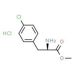ChemSpider 2D Image | 4-Chloro-D-Phe-OMe*HCl | C10H13Cl2NO2
