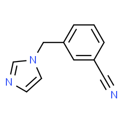 ChemSpider 2D Image | 3-(1H-Imidazol-1-ylmethyl)benzonitrile | C11H9N3