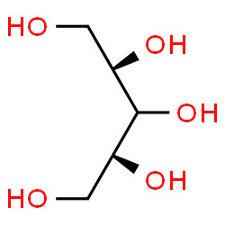 ChemSpider 2D Image | (3xi)-D-erythro-Pentitol | C5H12O5