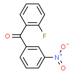 ChemSpider 2D Image | (2-Fluorophenyl)(3-nitrophenyl)methanone | C13H8FNO3