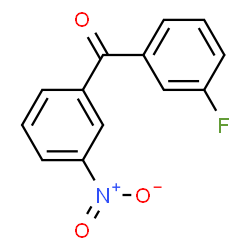 ChemSpider 2D Image | (3-Fluorophenyl)(3-nitrophenyl)methanone | C13H8FNO3