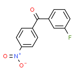 ChemSpider 2D Image | (3-Fluorophenyl)(4-nitrophenyl)methanone | C13H8FNO3