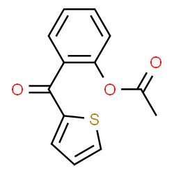 ChemSpider 2D Image | 2-(2-Thienylcarbonyl)phenyl acetate | C13H10O3S