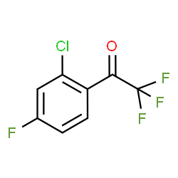 ChemSpider 2D Image | 1-(2-Chloro-4-fluorophenyl)-2,2,2-trifluoroethanone | C8H3ClF4O