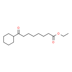 ChemSpider 2D Image | Ethyl 8-cyclohexyl-8-oxooctanoate | C16H28O3