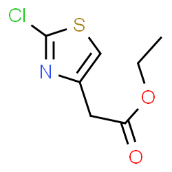 ChemSpider 2D Image | Ethyl 2-(2-chlorothiazol-4-yl)acetate | C7H8ClNO2S