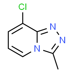 ChemSpider 2D Image | 8-Chloro-3-methyl[1,2,4]triazolo[4,3-a]pyridine | C7H6ClN3