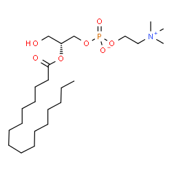ChemSpider 2D Image | 2-palmitoyl-sn-glycero-3-phosphocholine | C24H50NO7P