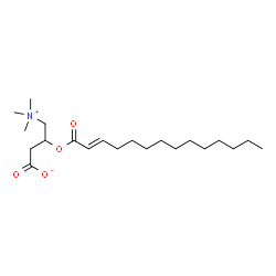 ChemSpider 2D Image | O-(2-tetradecenoyl)carnitine | C21H39NO4