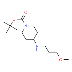 ChemSpider 2D Image | 1-Boc-4-(3-methoxypropylamino)piperidine | C14H28N2O3