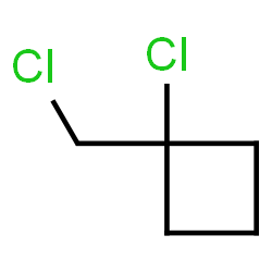 ChemSpider 2D Image | 1-Chloro-1-(chloromethyl)cyclobutane | C5H8Cl2