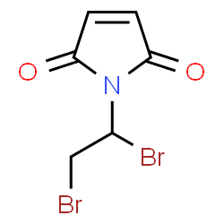 ChemSpider 2D Image | 1-(1,2-Dibromoethyl)-1H-pyrrole-2,5-dione | C6H5Br2NO2