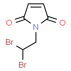 ChemSpider 2D Image | 1-(2,2-Dibromoethyl)-1H-pyrrole-2,5-dione | C6H5Br2NO2