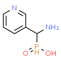 ChemSpider 2D Image | [Amino(3-pyridinyl)methyl]phosphinic acid | C6H9N2O2P