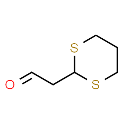 ChemSpider 2D Image | 1,3-Dithian-2-ylacetaldehyde | C6H10OS2