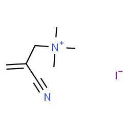 ChemSpider 2D Image | 2-Cyano-N,N,N-trimethyl-2-propen-1-aminium iodide | C7H13IN2