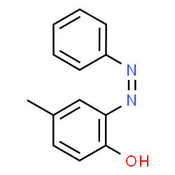 ChemSpider 2D Image | 4-Methyl-2-[(Z)-phenyldiazenyl]phenol | C13H12N2O